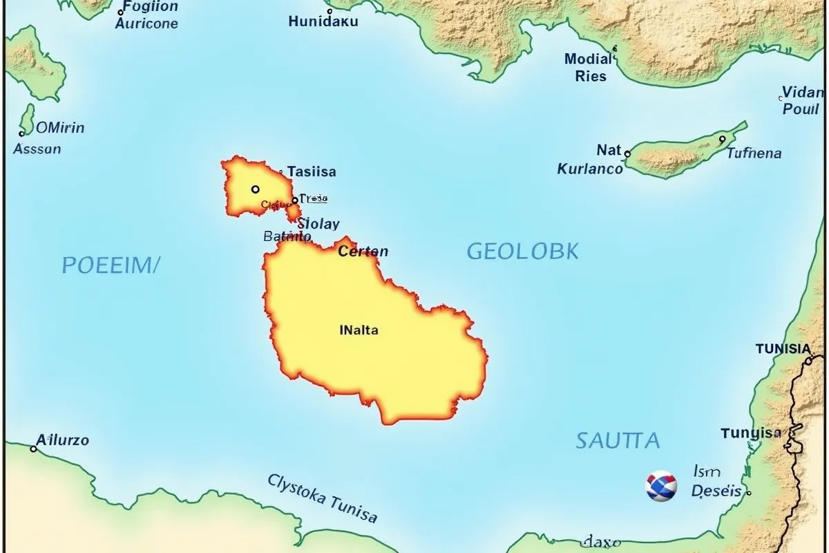 Malta na mapie: Położenie i Współrzędne Geograficzne