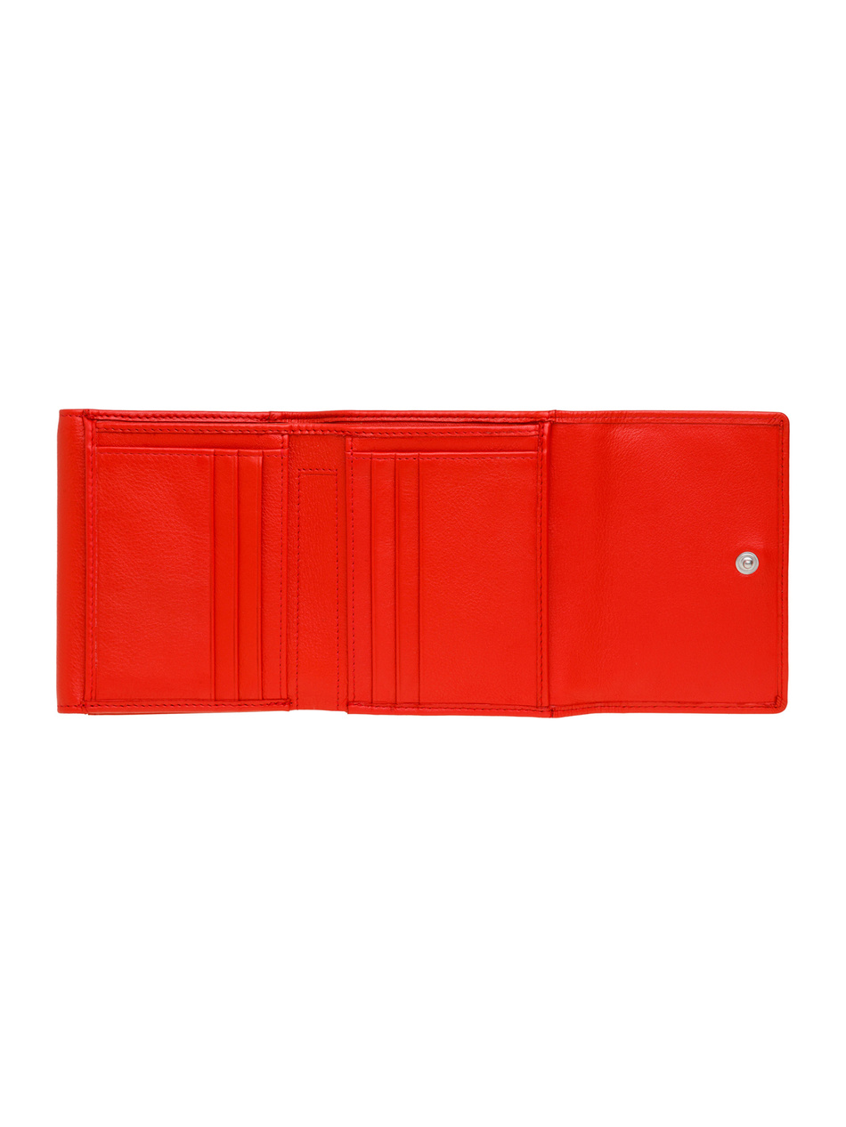 Portfel damski Valentini Metallic 503 czerwony
