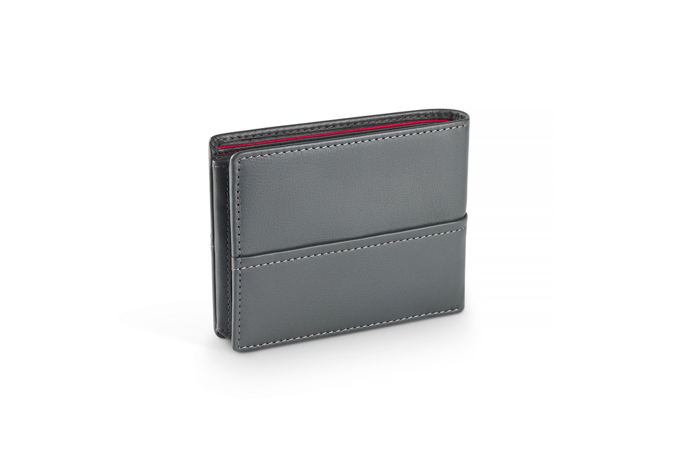 Portfel męski Valentini Black & Red Diamond 274 szary