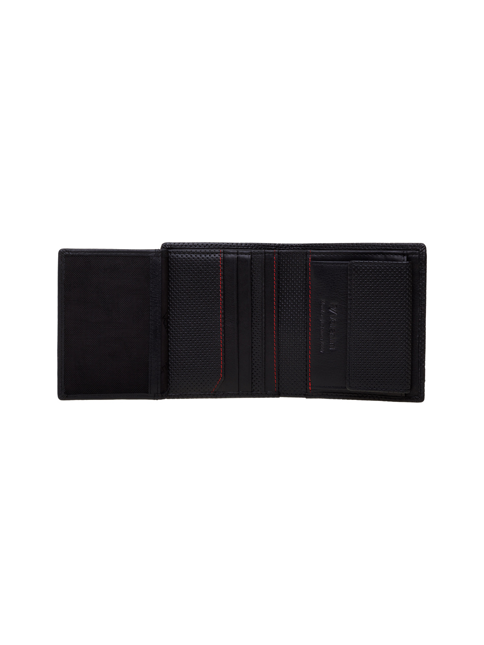 Portfel męski Valentini Perforated 115 czarny