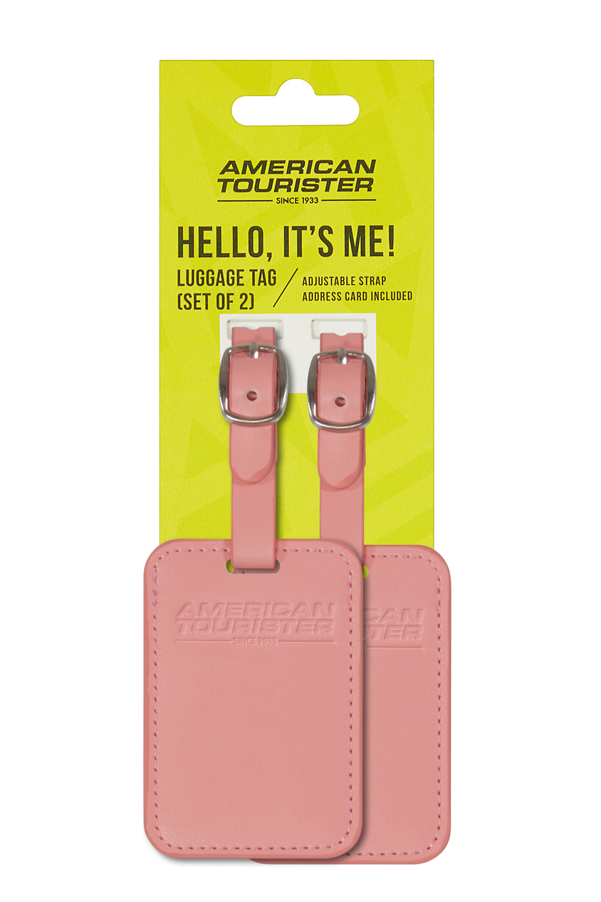 Przywieszka bagażowa x2 American Tourister Solar Pink