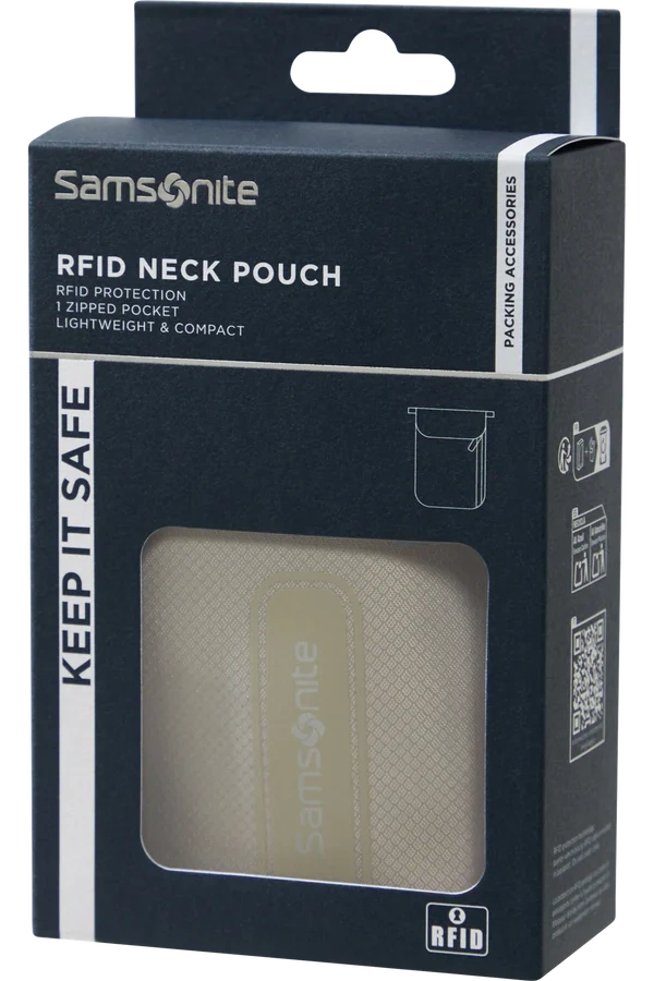 Saszetka na pieniądze z RFID Samsonite Eclipse Grey