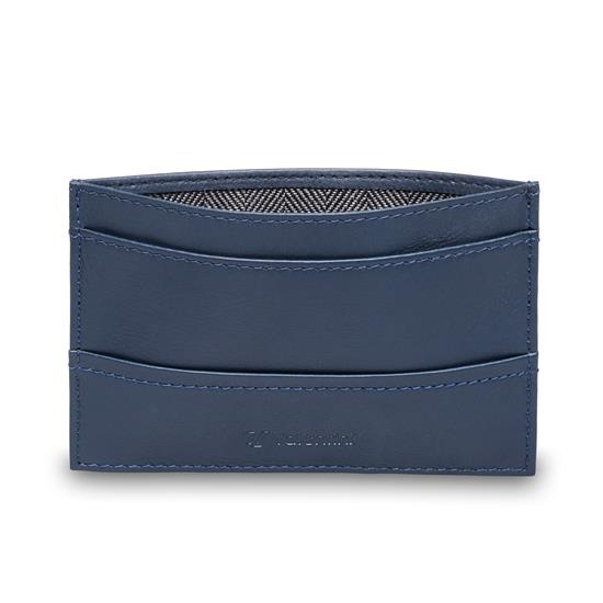 Skórzane etui na dokumenty Black & Red Diamond 321 granatowe