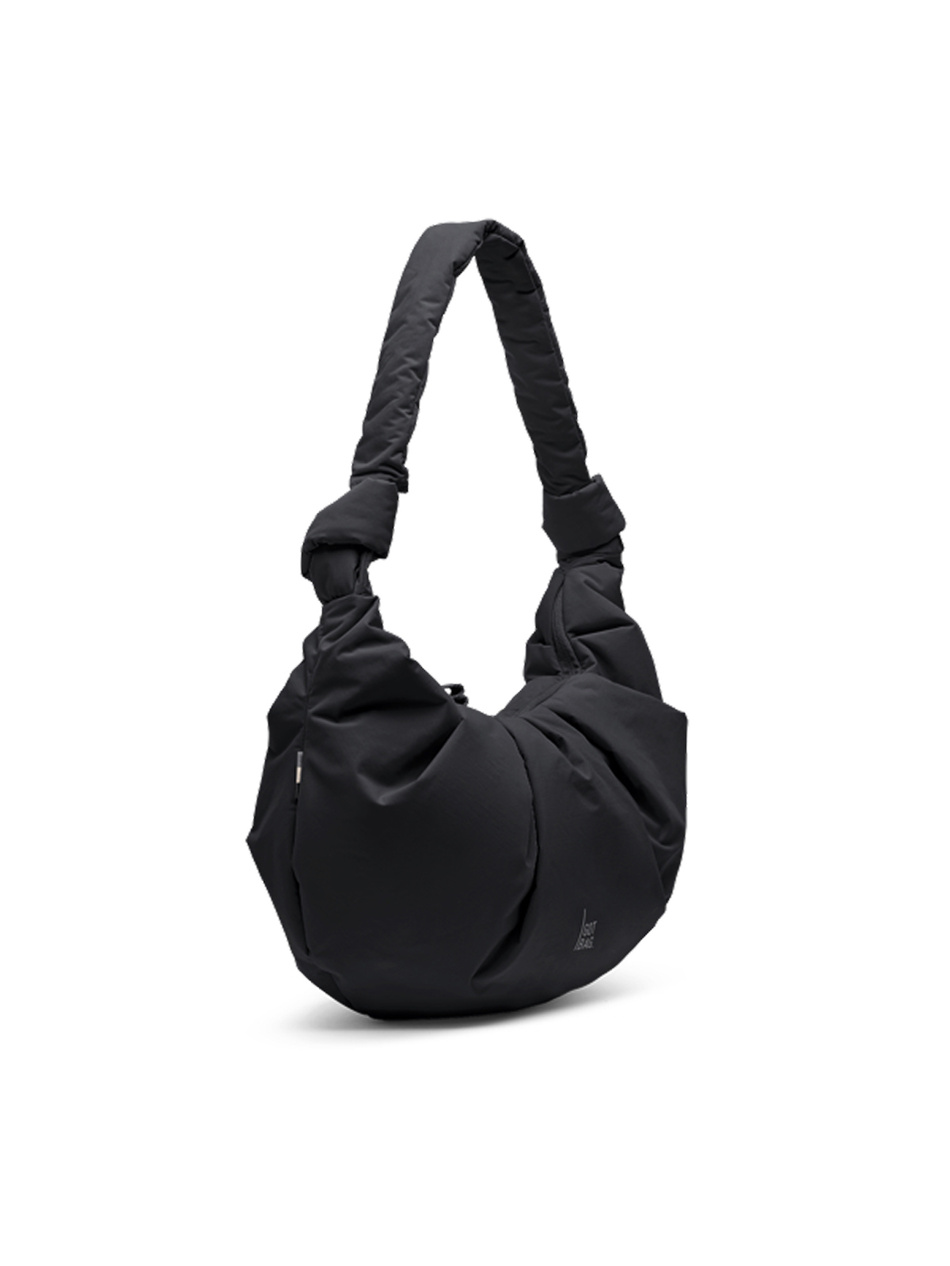 Torba na ramię GOT BAG Pleat Moon Bag Large Black