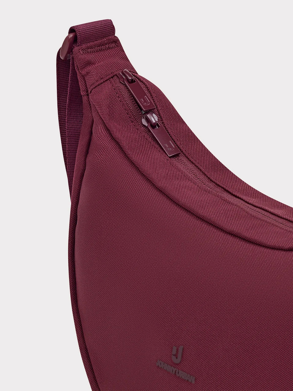 Torba na ramię JOHNNY URBAN Ally Medium Half Moon Bag Burgund