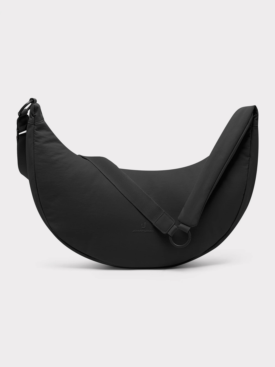 Torba na ramię JOHNNY URBAN Half Moon Bag Lou Large Black