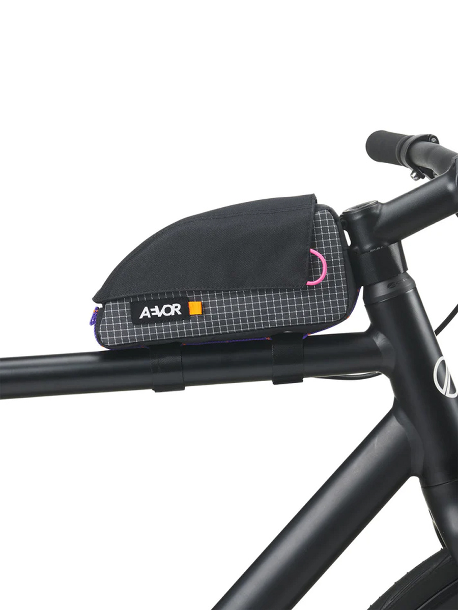 Torba rowerowa na ramę AEVOR UBG Frame Pack S Black White Grid