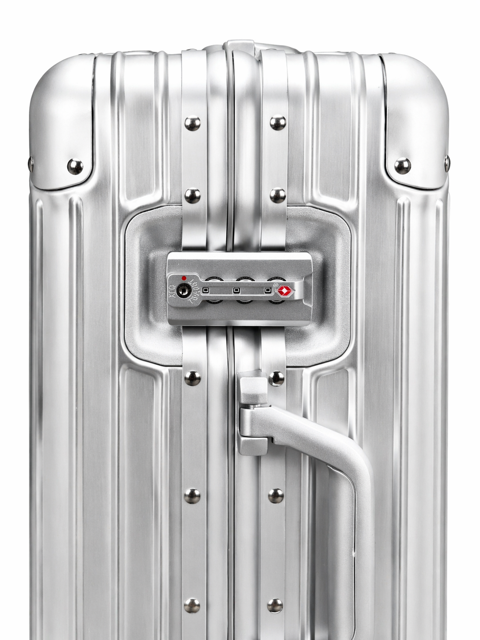 Walizka aluminiowa kabinowa By The Way Aluminium 55cm Silver Classic