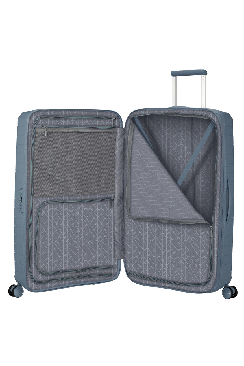 Walizka American Tourister Fastforward 78cm powiększana Steel Blue