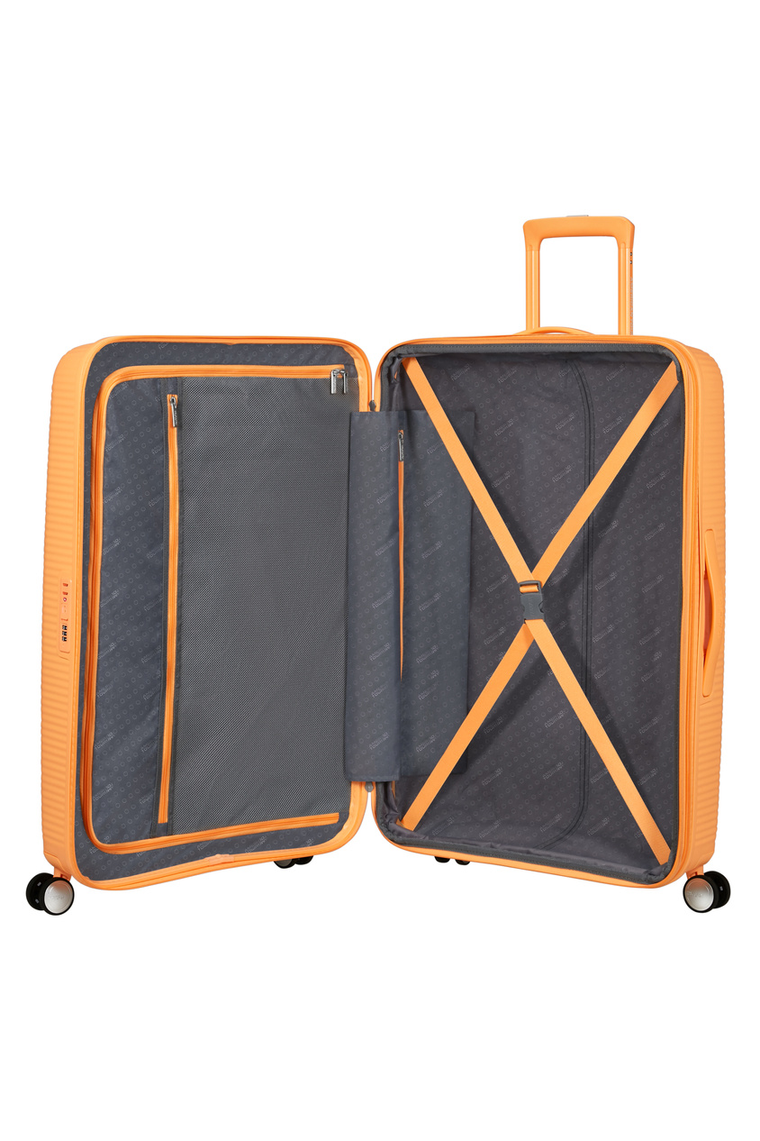 Walizka American Tourister Soundbox 77cm powiększana Papaya Pop