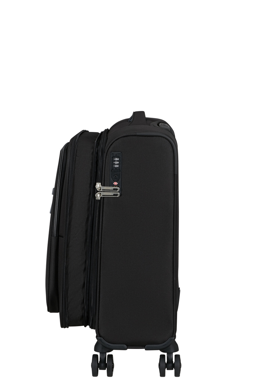 Walizka kabinowa American Tourister Cloudrider 55cm powiększana Jet Black