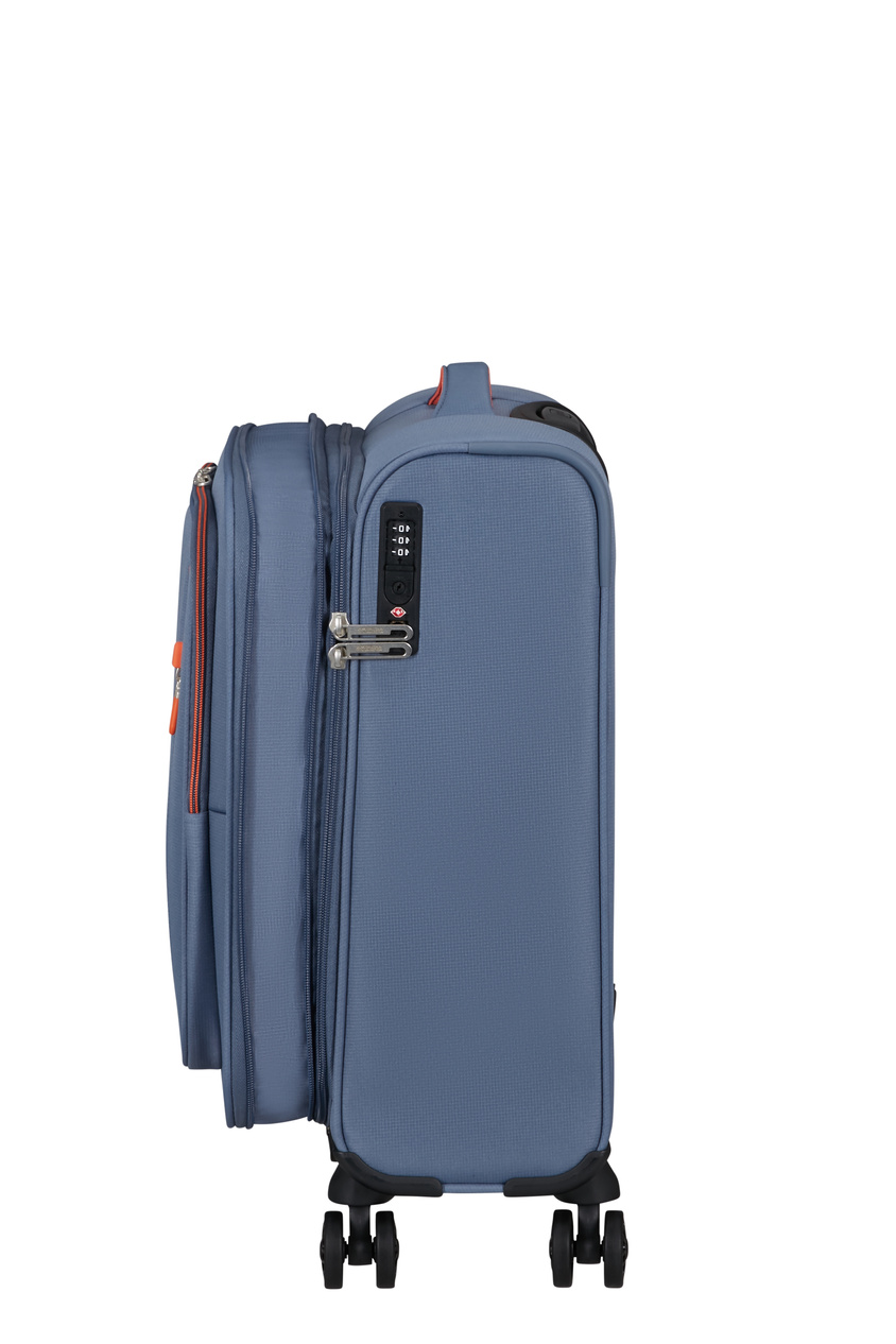 Walizka kabinowa American Tourister Cloudrider 55cm powiększana Stone Blue