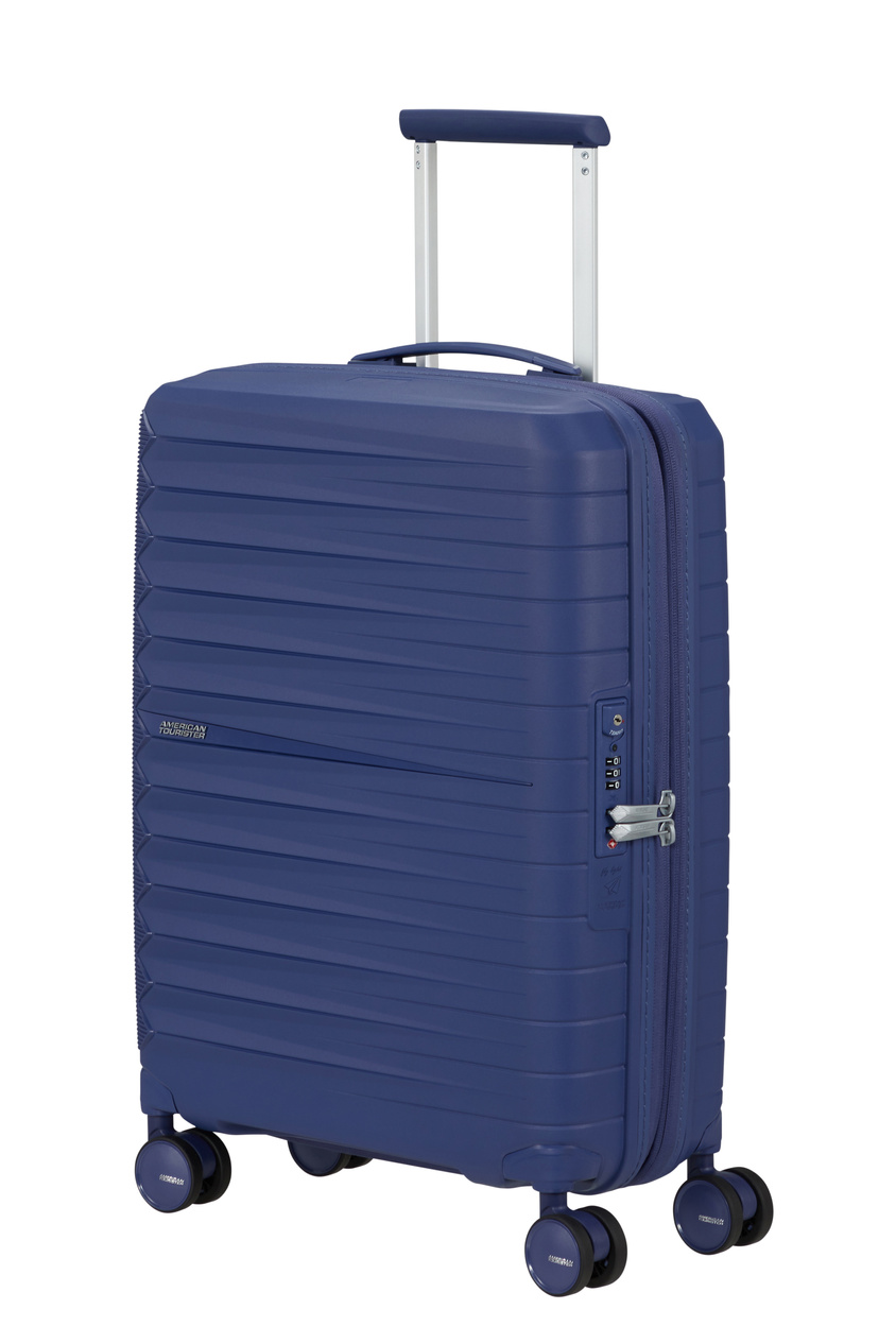 Walizka kabinowa American Tourister Fastforward 55cm powiekszana Dusk Purple