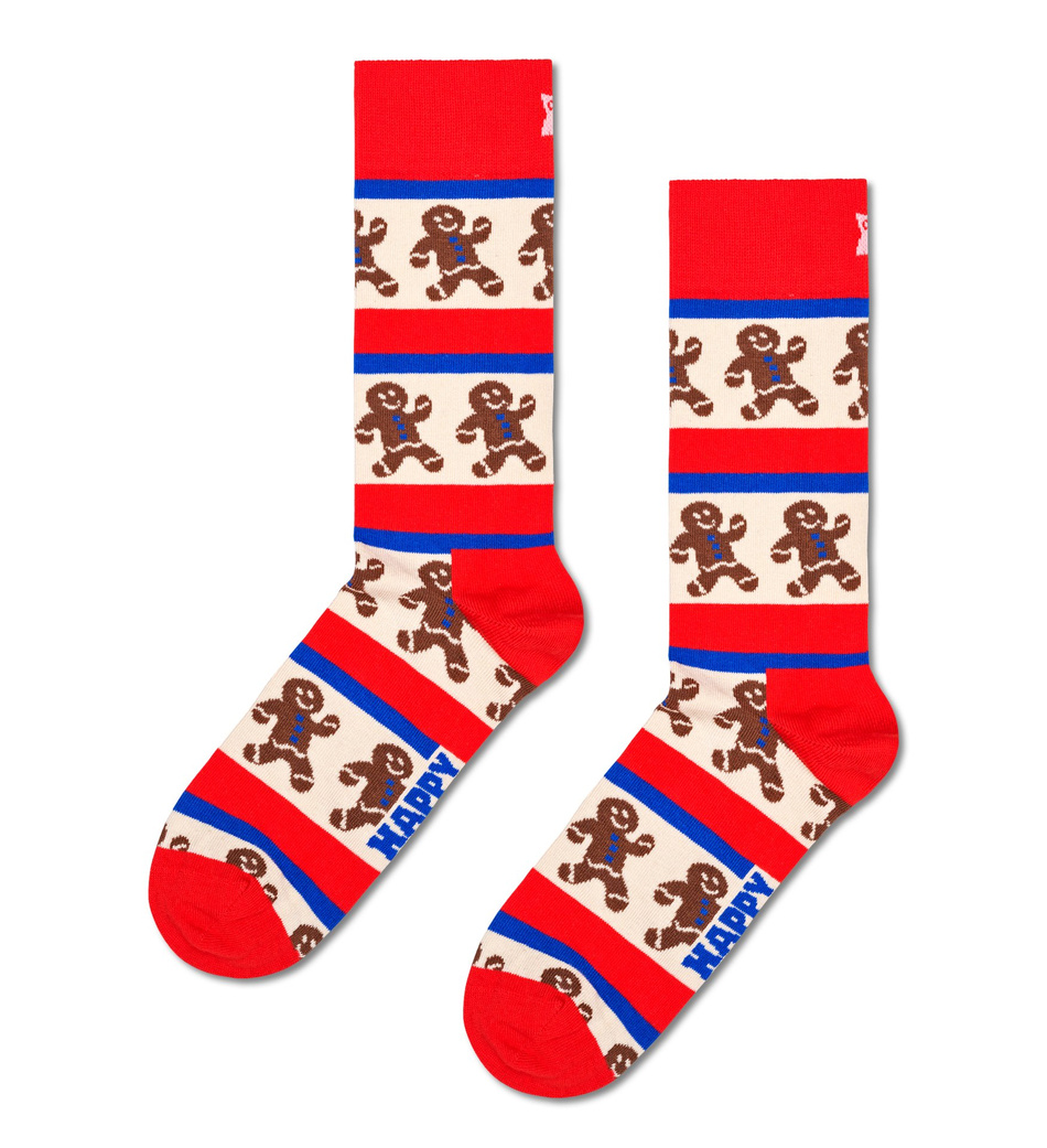Zestaw prezentowy 2 par skarpetek Happy Socks Gingerbread Heart 36-40
