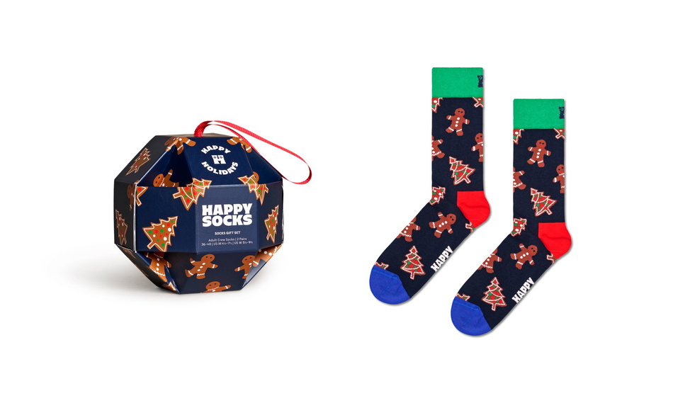 Zestaw prezentowy skarpet Happy Socks Gingerbread Cookies 41-46